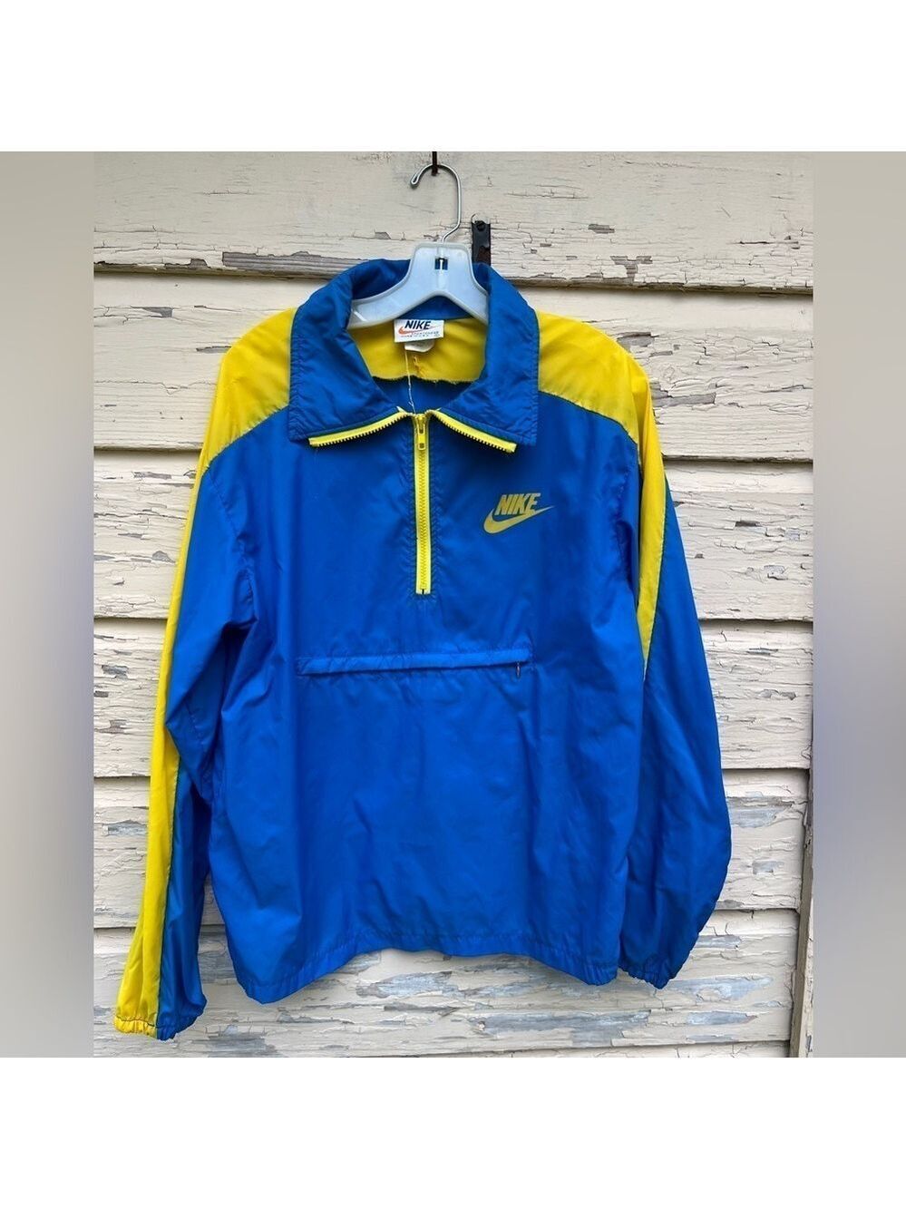 Vintage Retro 70s 1970s Nike Lightweight Windbreaker Pullover Jacket USA L
